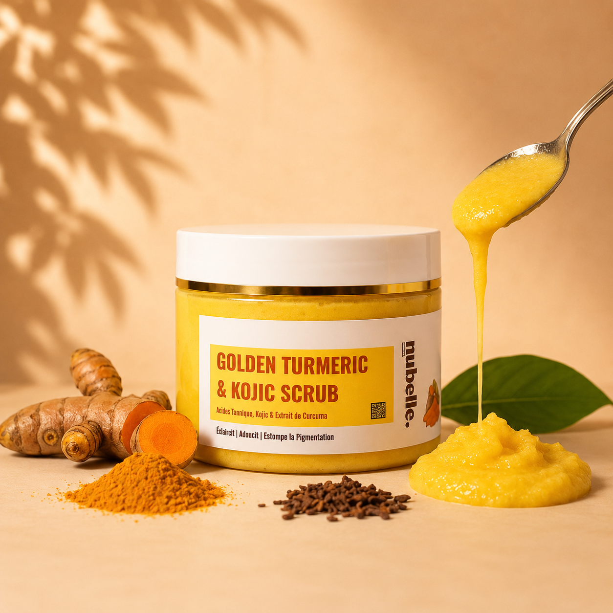 Gommage Doré au Curcuma & Kojic 300g